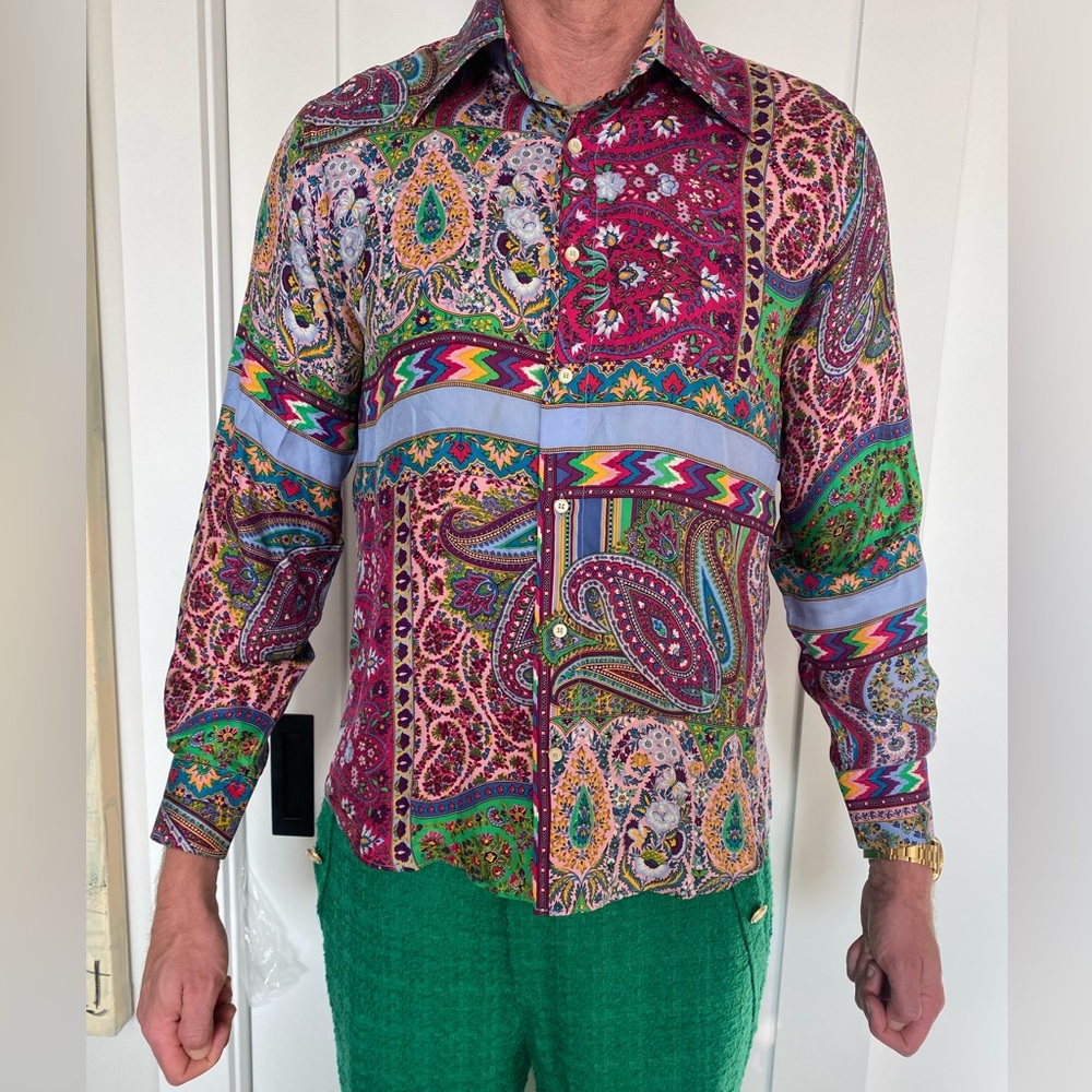 Men’s Etro Silk  Shirt